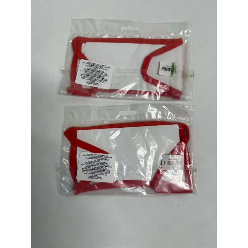 Set of 2 Disney Mask Cloth Adult LG Authentic Disney NEW IN SEALED BAG